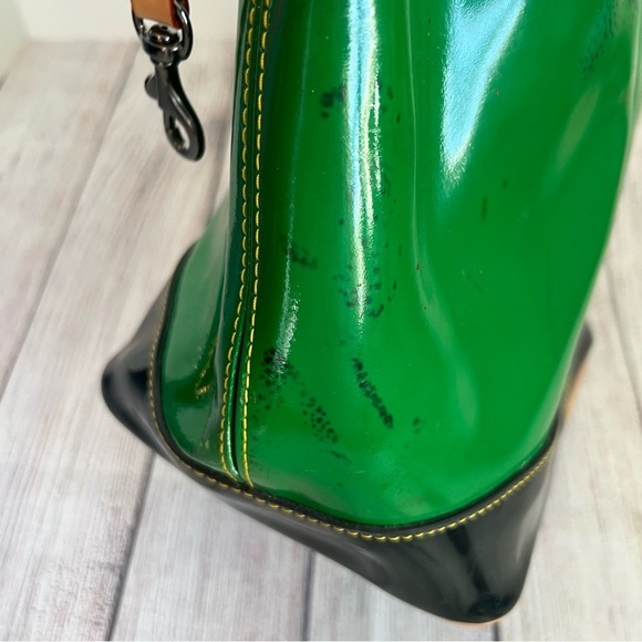 Dooney & Bourke Drawstring PVC Green Bag Project - Picture 5 of 10